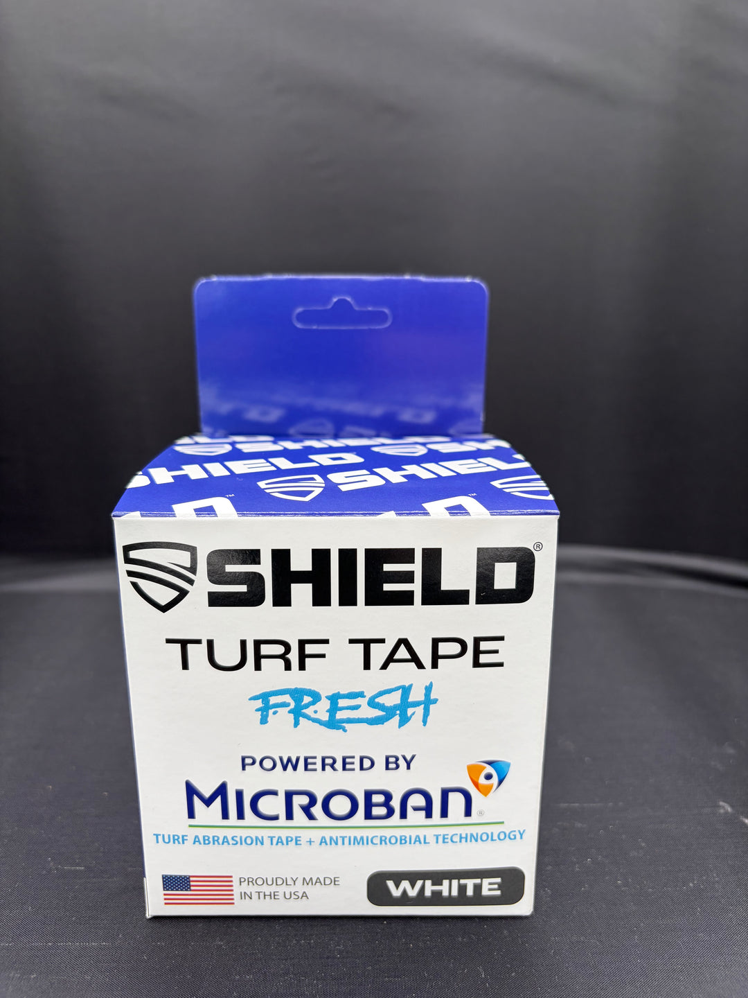 SHIELDTurf Tape FRESH, Built-In Microban Antimicrobial Protection, 4-Way Stretch, Extra Wide, Waterproof, Pro Football Arm Tape (White)
