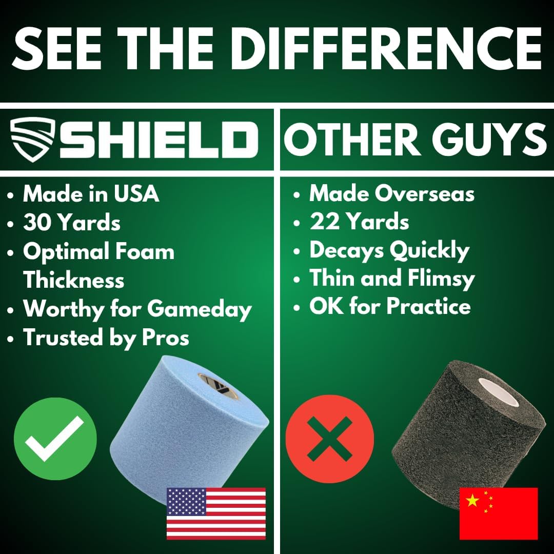 Shield Athletic Pre - Wrap | 2 - Roll Pack 2.75" X 30 Yards - Shield Health &amp; Fitness