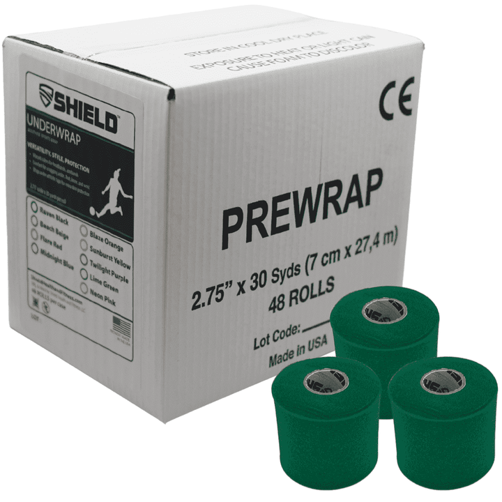 Shield Athletic Pre - Wrap | 48 - Roll Bulk Case 2.75" X 30 Yards - Shield Health &amp; Fitness