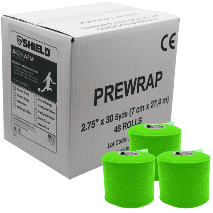 Shield Athletic Pre - Wrap | 48 - Roll Bulk Case 2.75" X 30 Yards - Shield Health &amp; Fitness