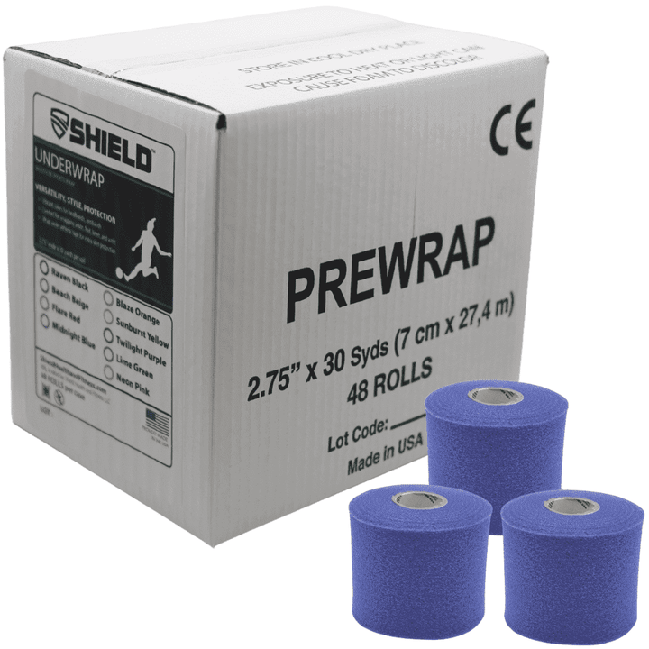 Shield Athletic Pre - Wrap | 48 - Roll Bulk Case 2.75" X 30 Yards - Shield Health &amp; Fitness
