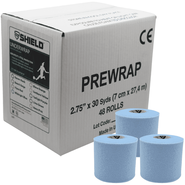 Shield Athletic Pre - Wrap | 48 - Roll Bulk Case 2.75" X 30 Yards - Shield Health &amp; Fitness