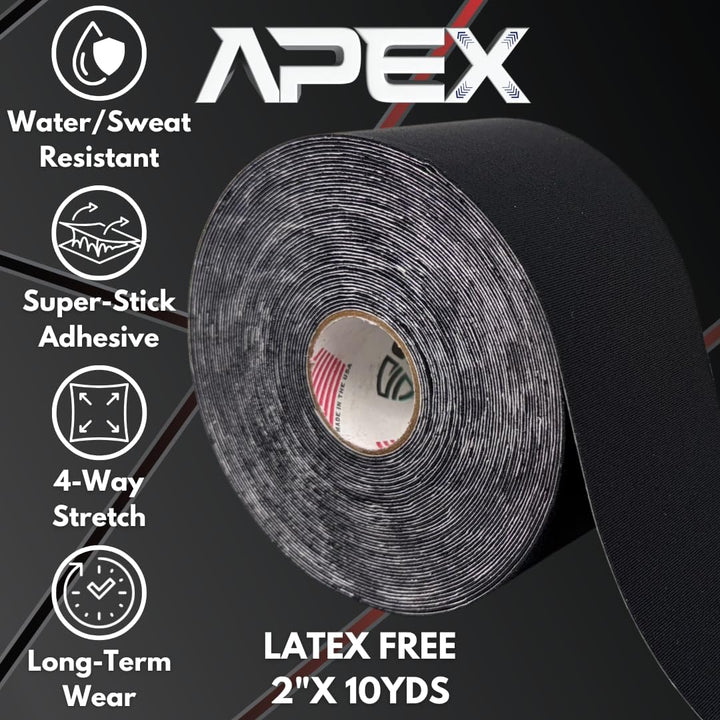 SHIELD Kinesiology Tape - 2" x 10yd Roll - Shield Health &amp; Fitness