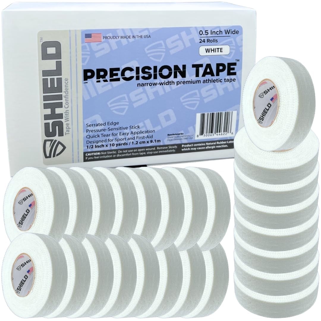 SHIELD | Precision Tape 24pk - 1/2 Inch x 10 Yards - Shield Health & Fitness