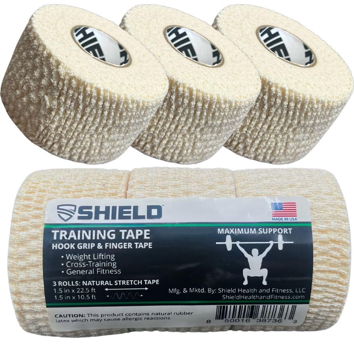 SHIELD | Weightlifting Tape | Non - Slip Athletic Tape 3 Pack - Shield Health &amp; Fitness